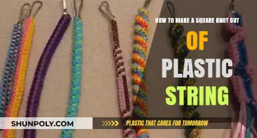 Mastering the Square Knot: A Step-by-Step Guide Using Plastic String
