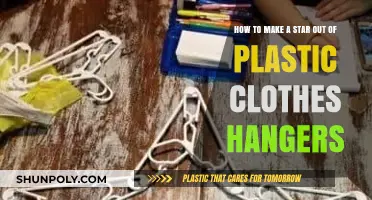 Crafting Stars: Transform Plastic Hangers into Celestial Decor