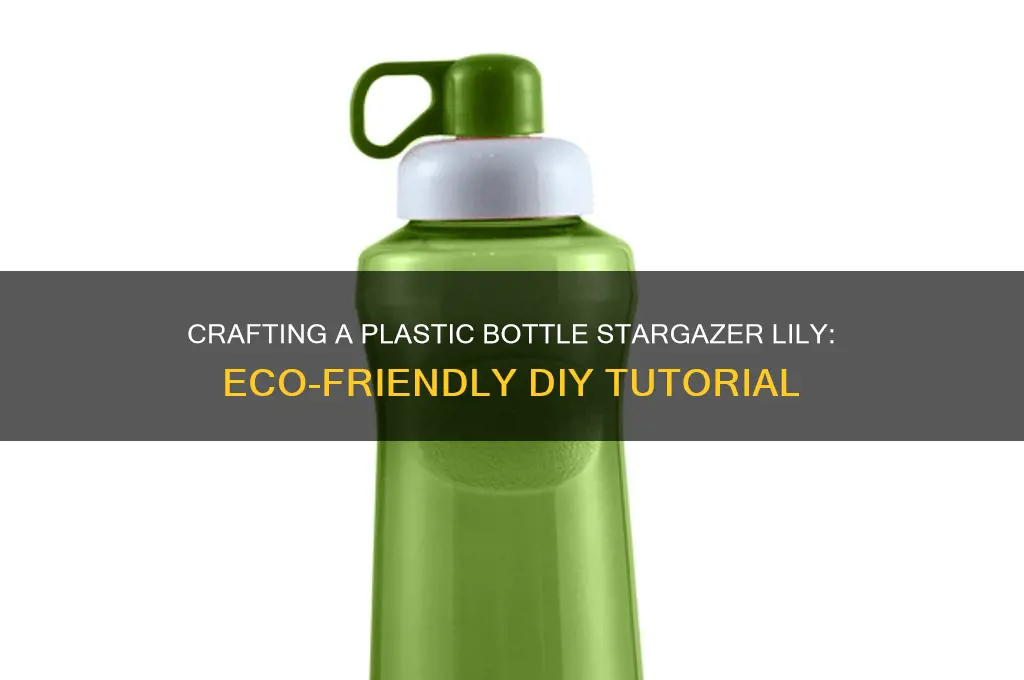 how to make a stargazer lily with plastic botlle