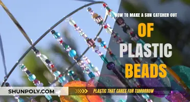 Crafting Sparkling Sun Catchers with Plastic Beads: A DIY Guide
