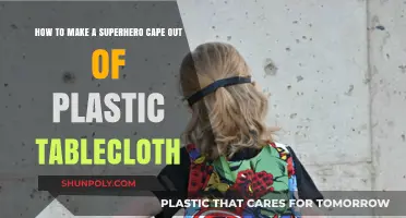 Craft Your Own Superhero Cape with a Plastic Tablecloth