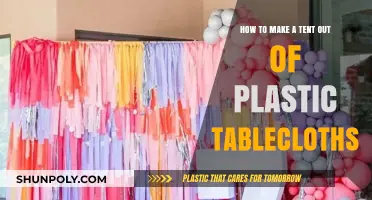 DIY Tent Crafting: Transforming Plastic Tablecloths into Cozy Shelters