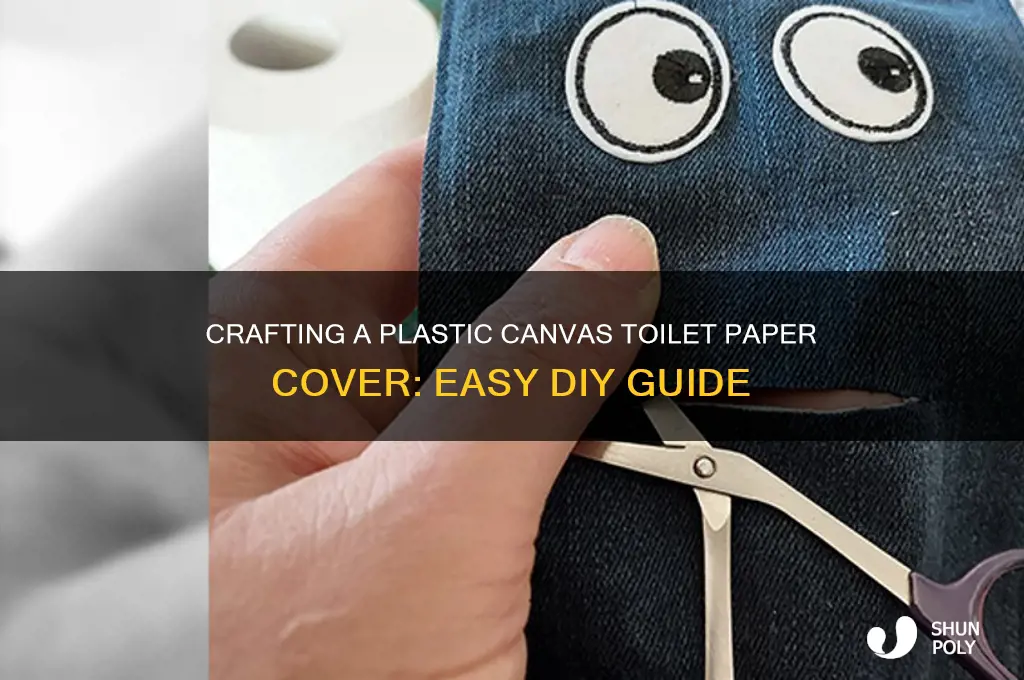 how to make a toilet paper cover from plastic canvas