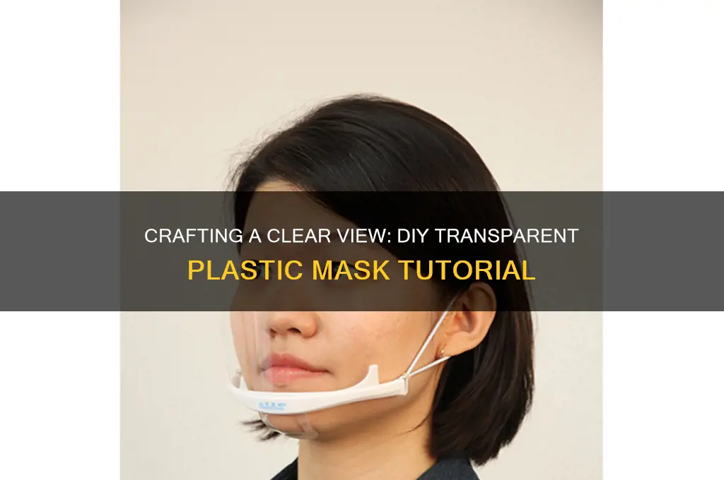 how to make a transparent plastic mask