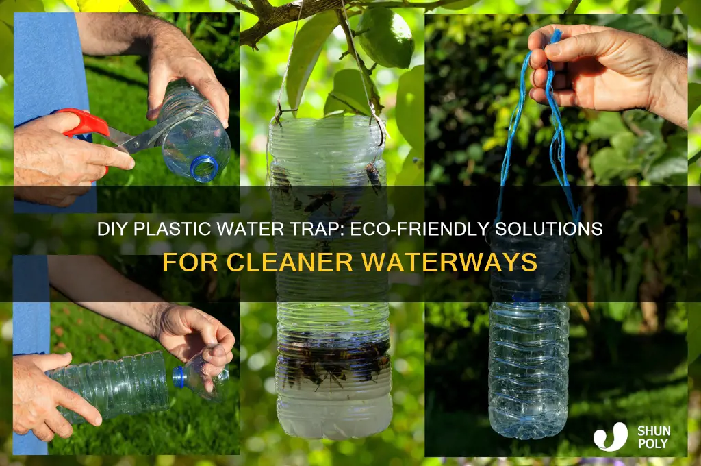 how to make a trap for plastic in water