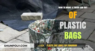 Eco-Friendly DIY: Crafting a Durable Trash Can from Plastic Bags
