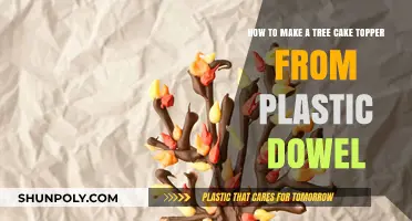 Crafting a Tree Cake Topper Using Plastic Dowel: Easy DIY Guide