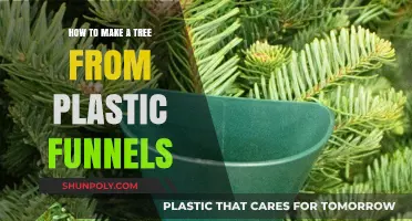 Creative DIY: Crafting a Unique Tree from Plastic Funnels