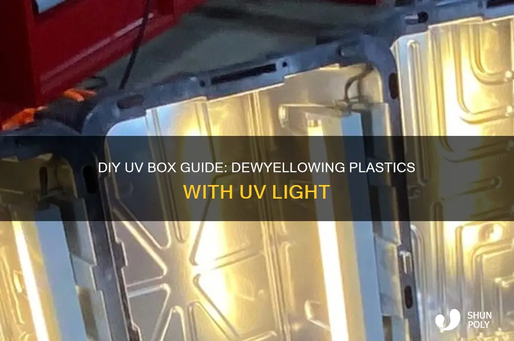 how to make a uv box for deyellowing plastics
