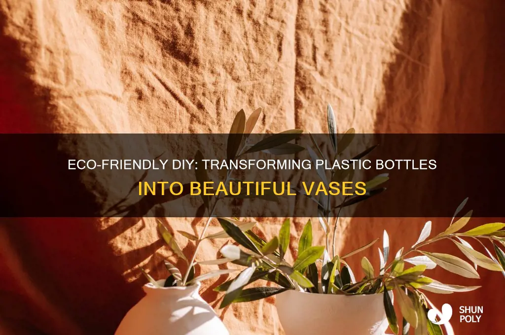 how to make a vase from unwanted plastic bottles