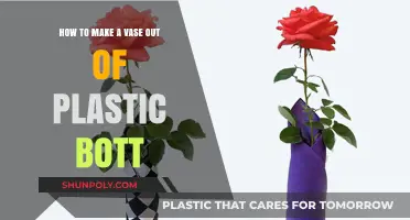 Creative DIY: Transforming Plastic Bottles into Beautiful Vases