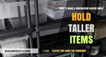 Maximize Storage: Tips for Modifying Ventilated Plastic Shelves for Taller Items