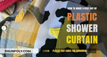 DIY Vest Crafting: Transforming Plastic Shower Curtains into Fashionable Wear