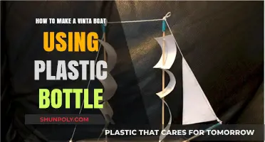 DIY Vinta Boat Craft: Upcycling Plastic Bottles into a Floating Masterpiece