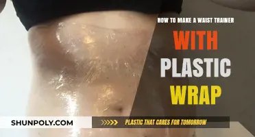 DIY Waist Trainer: Crafting with Plastic Wrap for Shaping Results