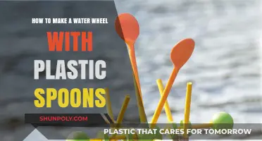 DIY Water Wheel Craft: Create with Plastic Spoons Easily