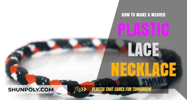 Crafting a Stunning Weaved Plastic Lace Necklace: Step-by-Step Guide