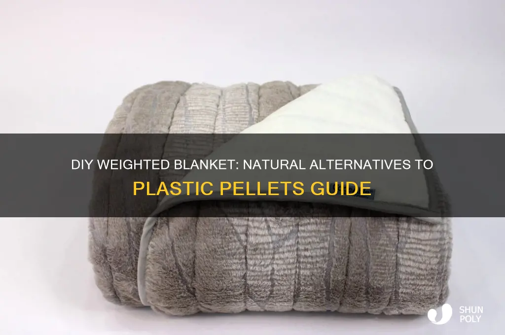 how to make a weighted blanket without plastic pellets