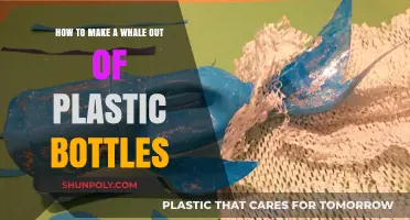 Eco-Friendly Crafting: Creating a Whale Sculpture from Recycled Plastic Bottles