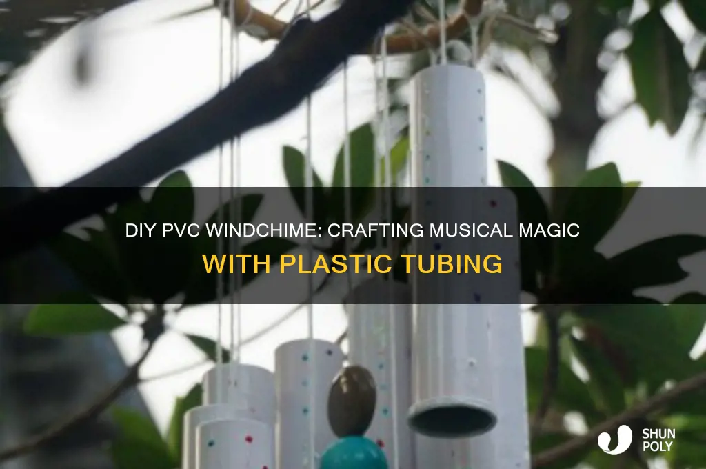 how to make a windchime out of pvc plastic tubing