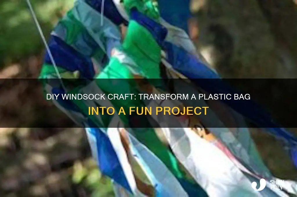 how to make a windsock with a plastic bag