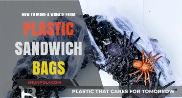 Eco-Friendly Crafting: Creating a Wreath from Plastic Sandwich Bags
