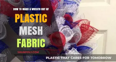 Crafting a Stunning Plastic Mesh Fabric Wreath: Easy DIY Guide