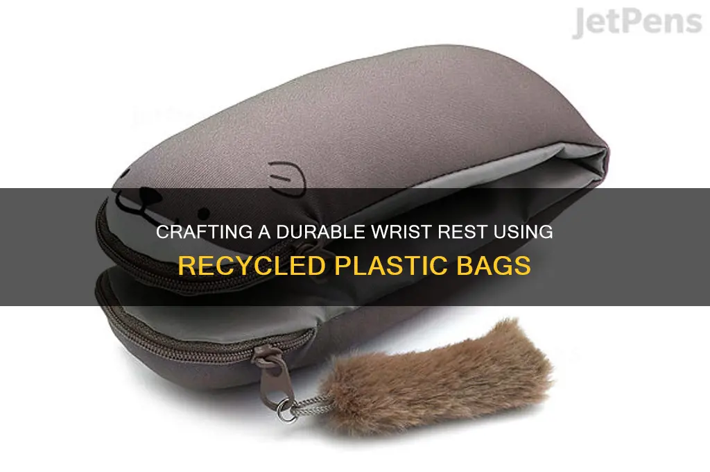 how to make a wrest out of plastic bags