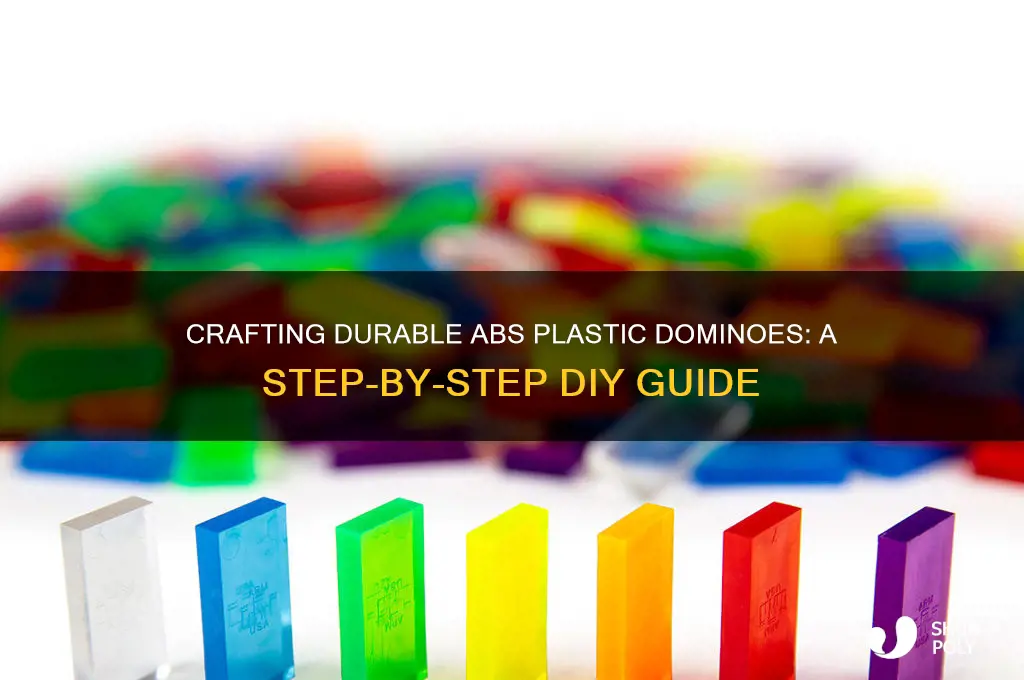how to make abs plastic dominoes