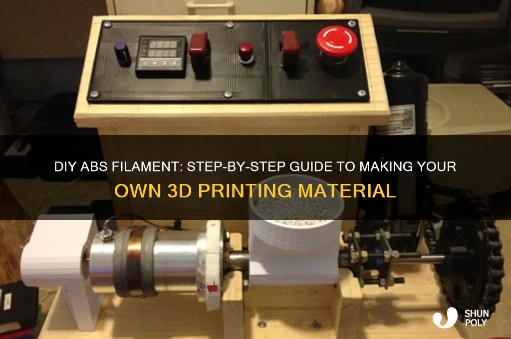 how to make abs plastic filament