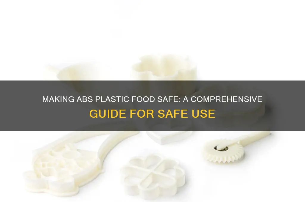 how to make abs plastic food safe