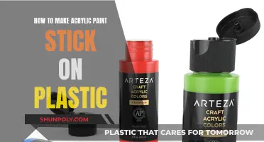 Adhering Acrylic Paint to Plastic: A Comprehensive Guide