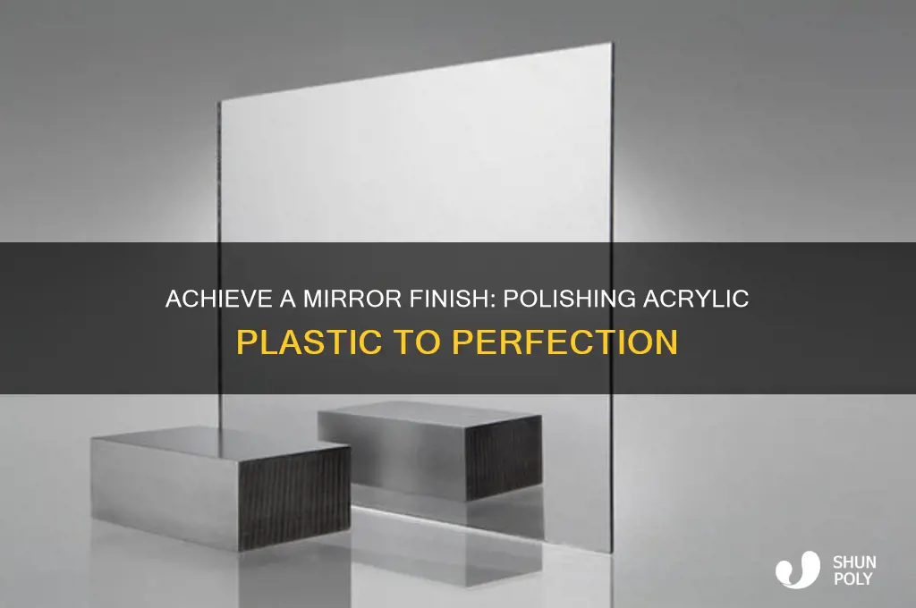 how to make acrylic plastic shiny