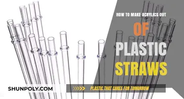 DIY Acrylic Art: Transforming Plastic Straws into Creative Masterpieces