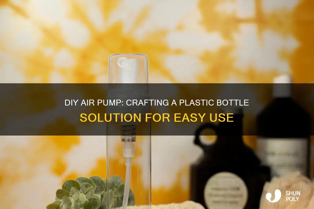 how to make air pump using plastic bottle