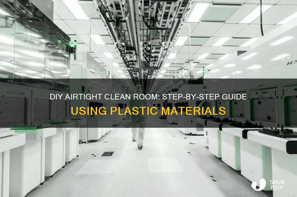 how to make an air tight clean room with plastic