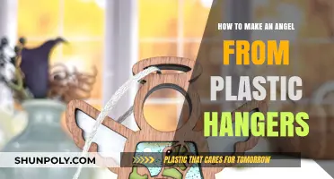 Crafting Heavenly Decor: DIY Angel from Plastic Hangers Guide