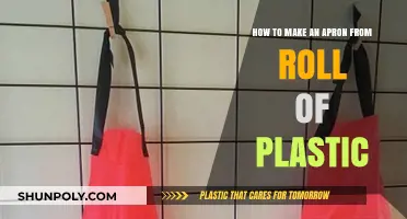 DIY Plastic Apron: Easy Crafting with a Roll of Plastic