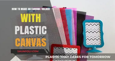 Crafting a DIY Earring Holder Using Plastic Canvas Easily