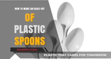 Crafting a Stunning Plastic Spoon Eagle: DIY Art Tutorial