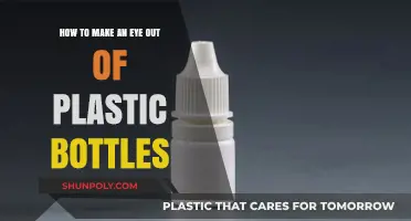Crafting a Creative Eye Sculpture Using Recycled Plastic Bottles