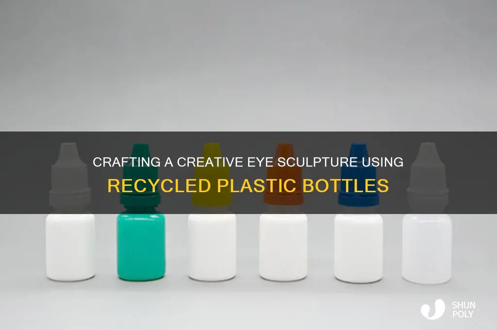 how to make an eye out of plastic bottles