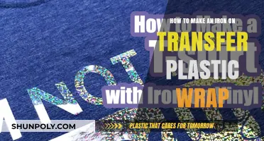 DIY Iron-On Transfer: Crafting with Plastic Wrap Made Easy