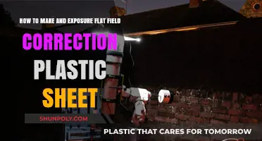 DIY Flat Field Correction: Crafting and Using Plastic Sheets for Exposure