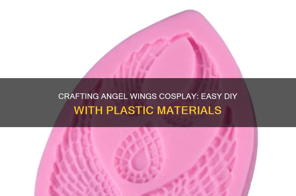 how to make angel wings cosplay with plastic