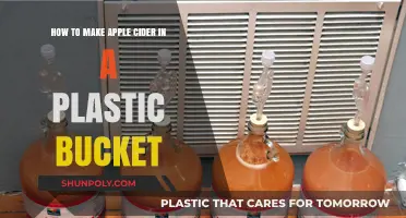 Easy Homemade Apple Cider: Plastic Bucket Fermentation Guide