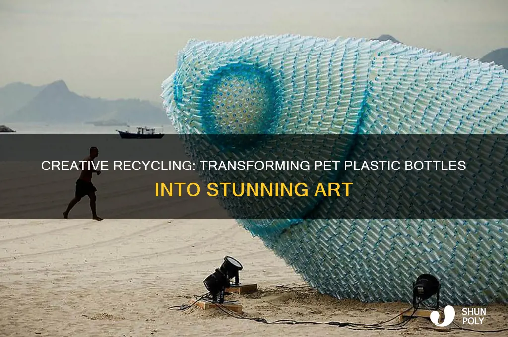 how to make art from pet plastic bottles