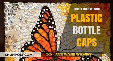 Creative Recycling: Crafting Vibrant Art with Plastic Bottle Caps