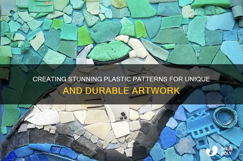 how to make artwork plastic patterns