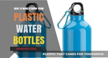 Eco-Friendly Atrium DIY: Crafting with Recycled Plastic Water Bottles